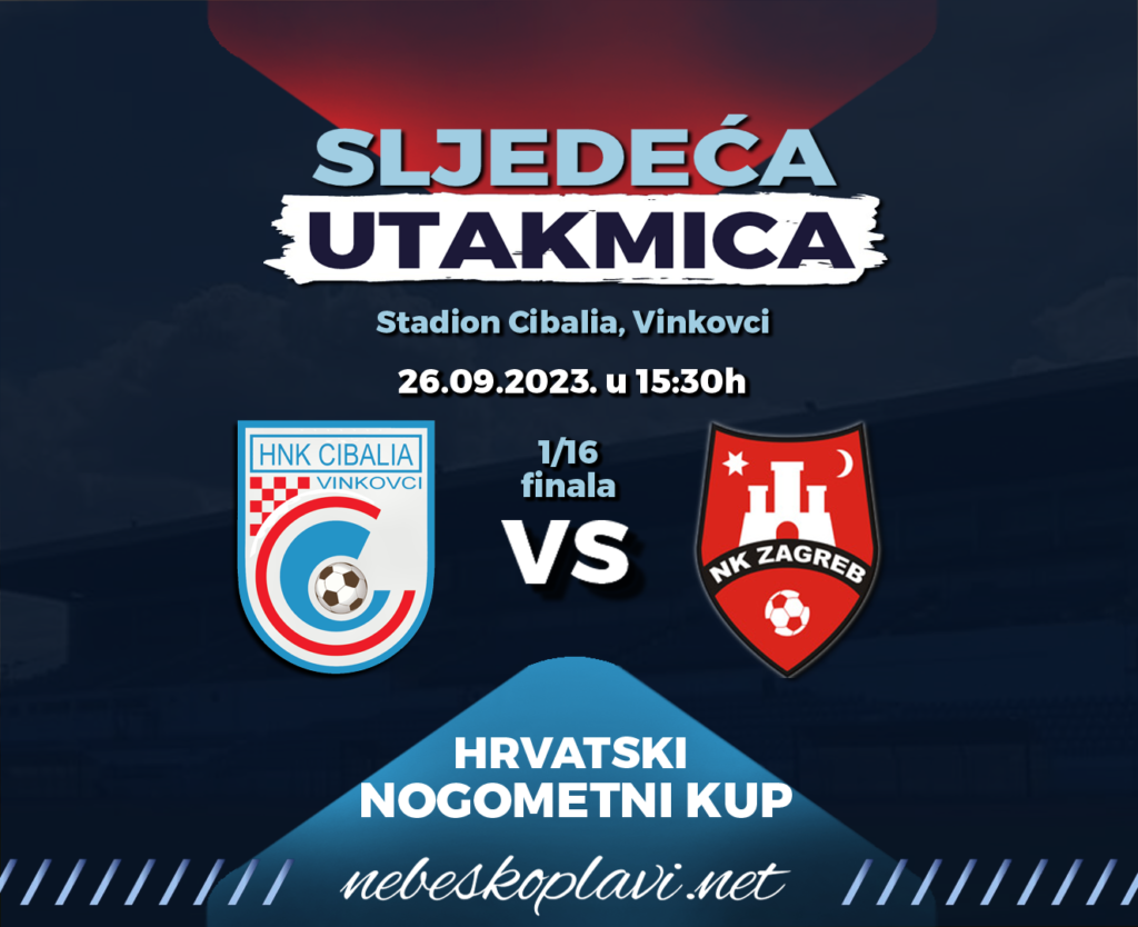 Sutra nas očekuje 1/16 finala Hrvatskog nogometnog kupa